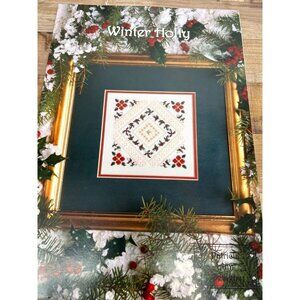 Winter Holly Cross Stitch Pattern By Patricia Ann Designs